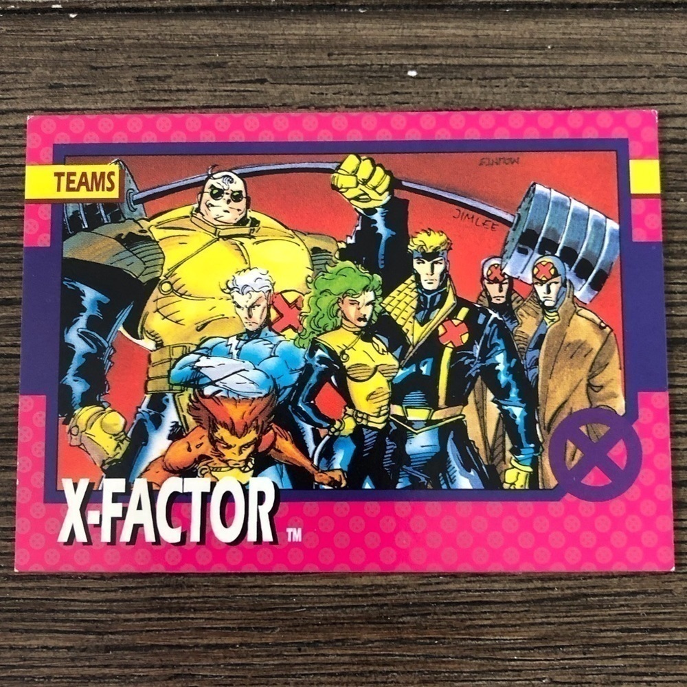 Vintage X-Men 1992 trading card: Team: X-Factor #73